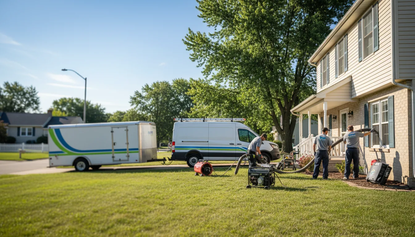 Flooded Basement Restoration And Cleanup With Repair in Jenison, MI near me